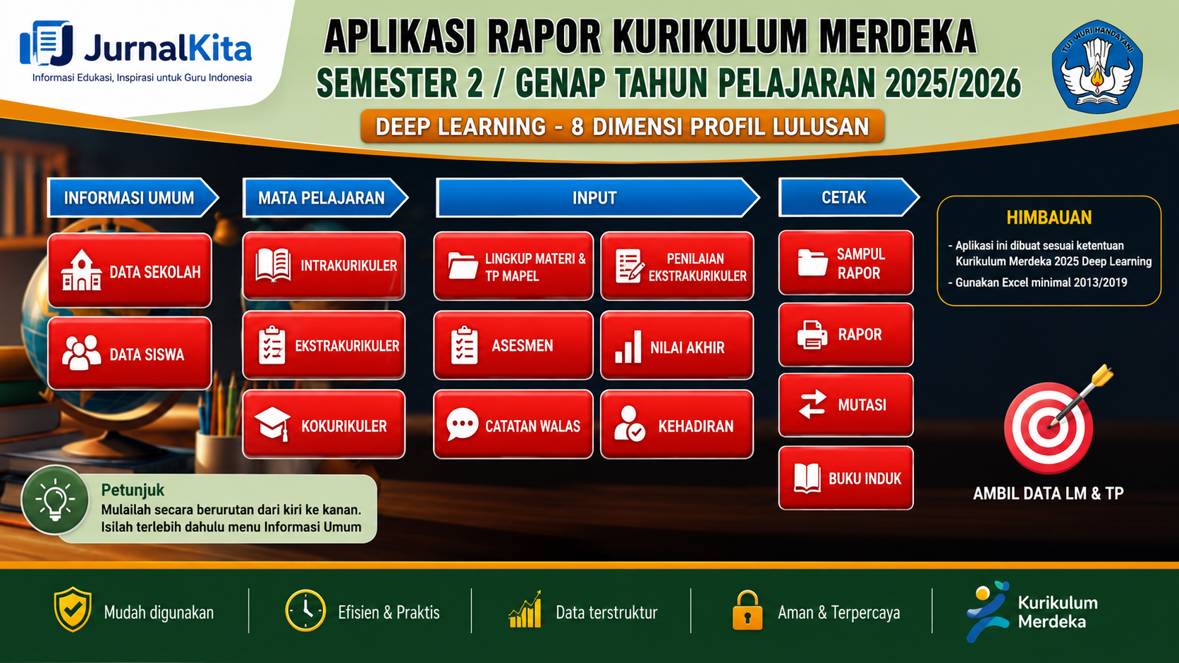 File Aplikasi Rapor New Kurikulum Merdeka 2026 Berbasis Deep Learning